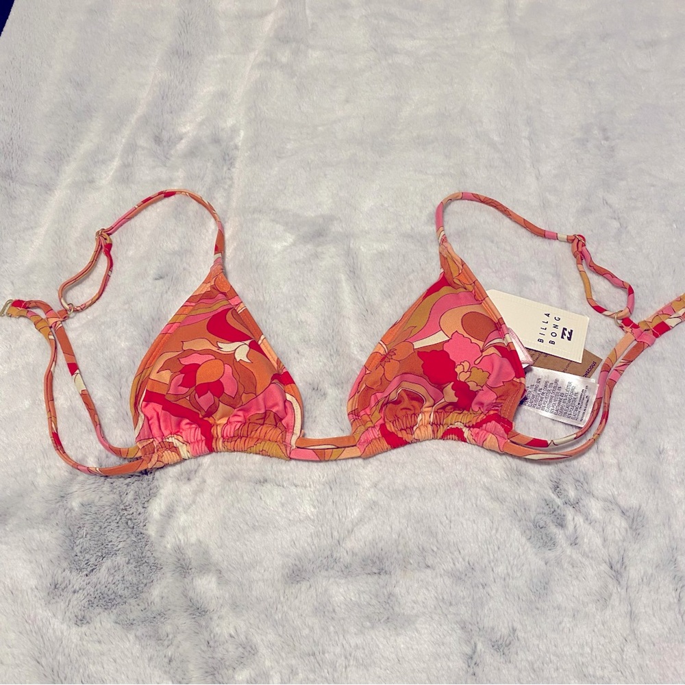 New Billabong Bikini Retro Top Large/Medium